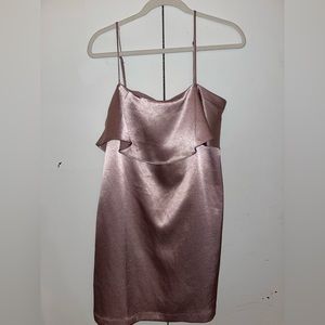 Kimchi Blue baby pink satin dress